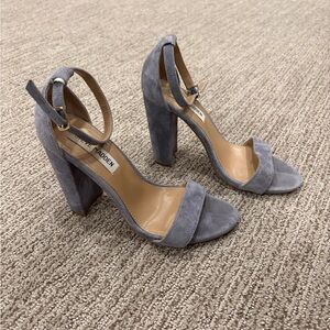 Steve Madden Carson Light Blue Suede Women's Heels